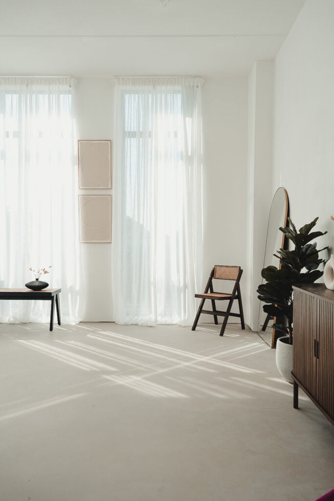 Zijaanzicht fotostudio